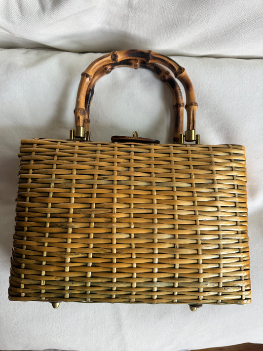 Vintage Wicker Bag