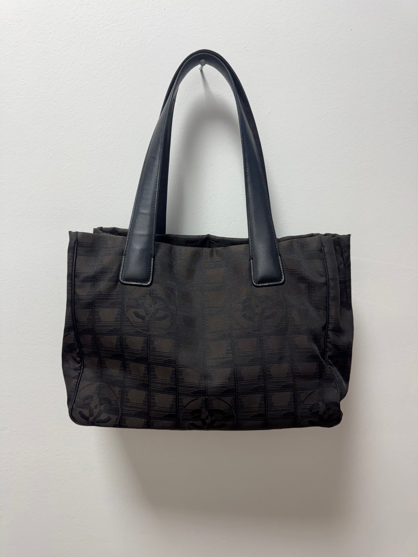 Dark Brown Mini Chanel Nylon Bag (#2)