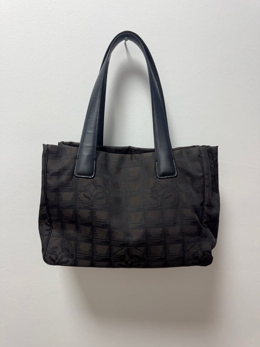 Dark Brown Mini Chanel Nylon Bag (#2)