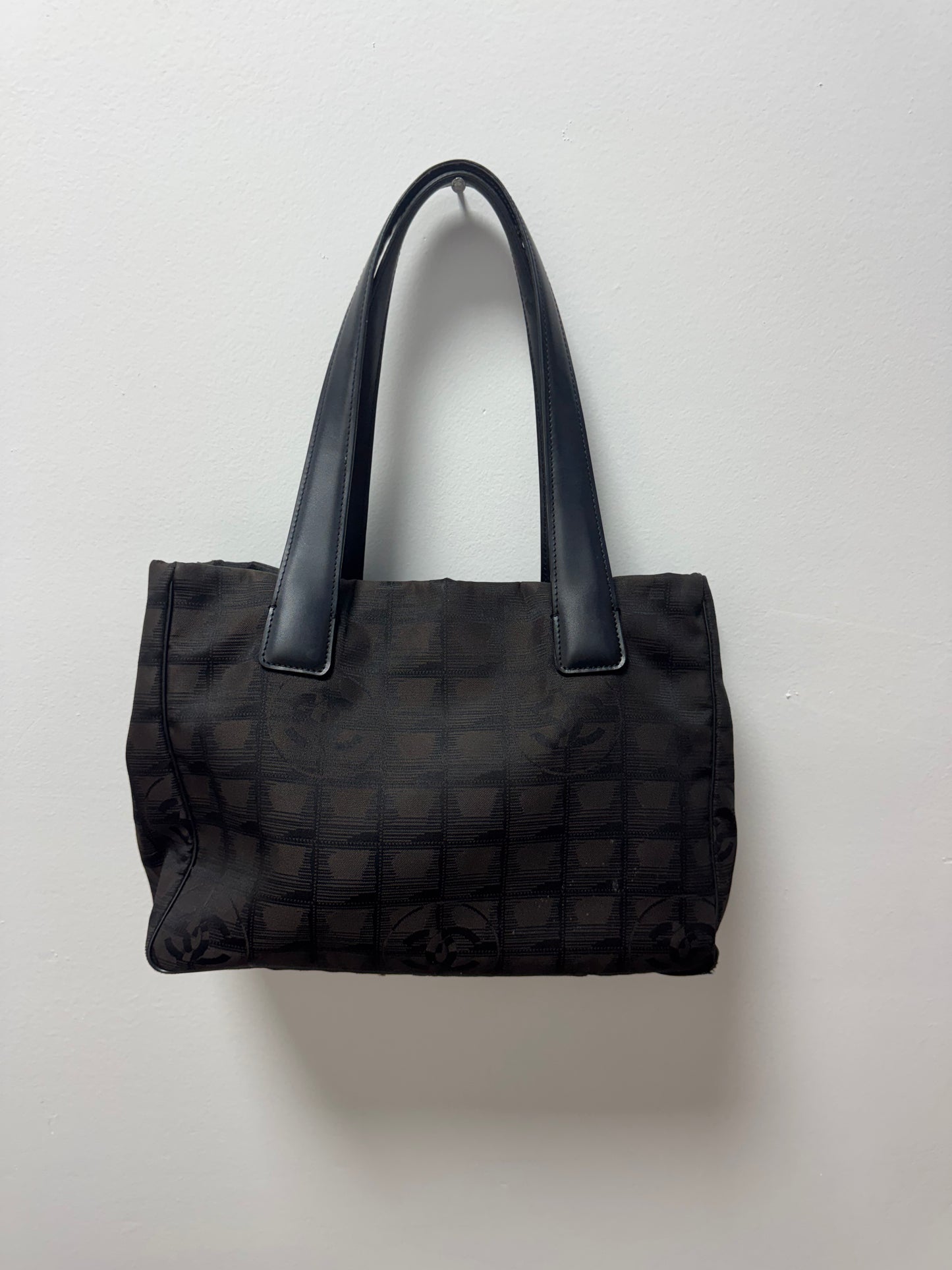 Dark Brown Mini Chanel Nylon Bag (#2)